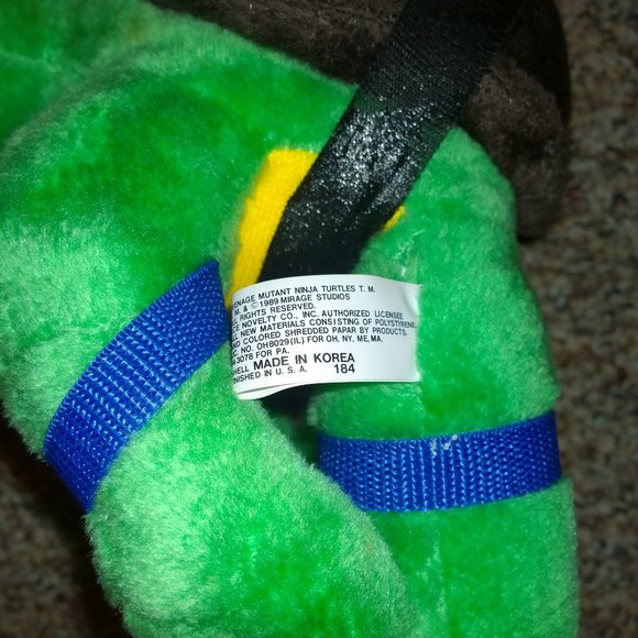 Vintage 1989 Teenage Mutant Ninja Turtles Leonardo Doll - Picture 2 of 8